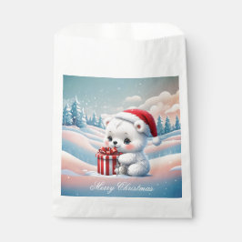 Sacolinha Urso polar de Natal