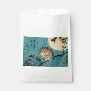 Sacolinha Utagawa Hiroshige - Coruja Chifre na Fileira Maple
