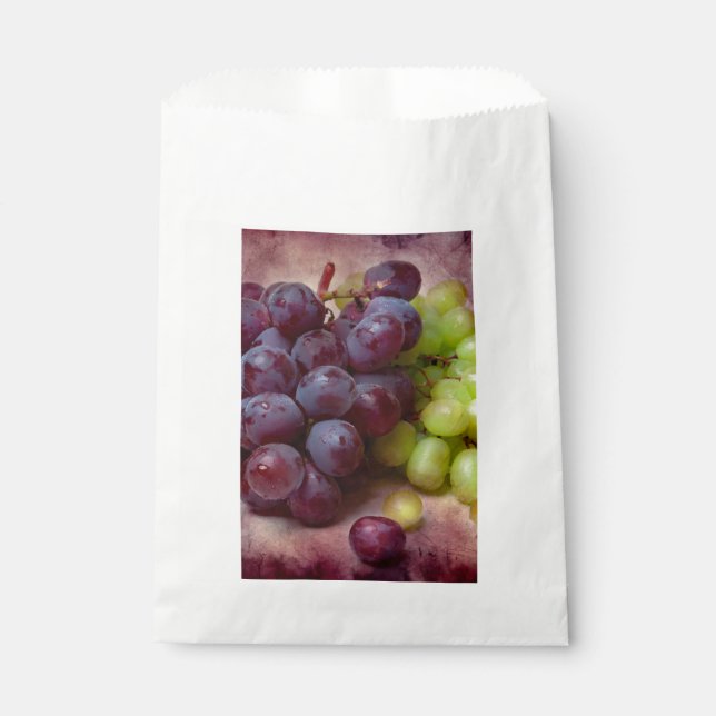 Sacolinha Uvas Vermelhas E Verdes (Frente)