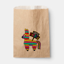Vamos Fiesta Favor Bolsas com dokey piñata