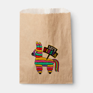 Sacolinha Vamos Fiesta Favor Bolsas com piñata burro