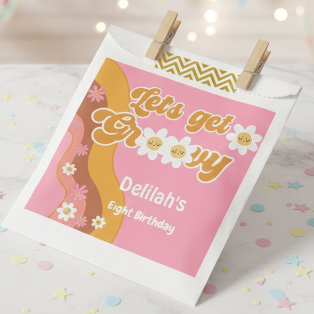 Sacolinha Vamos obtém o rancho retro vintage aniversário (Criador carregado)