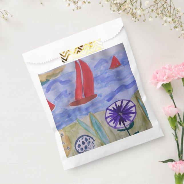 Sacolinha Velas Vermelhas e Flores (Selado)