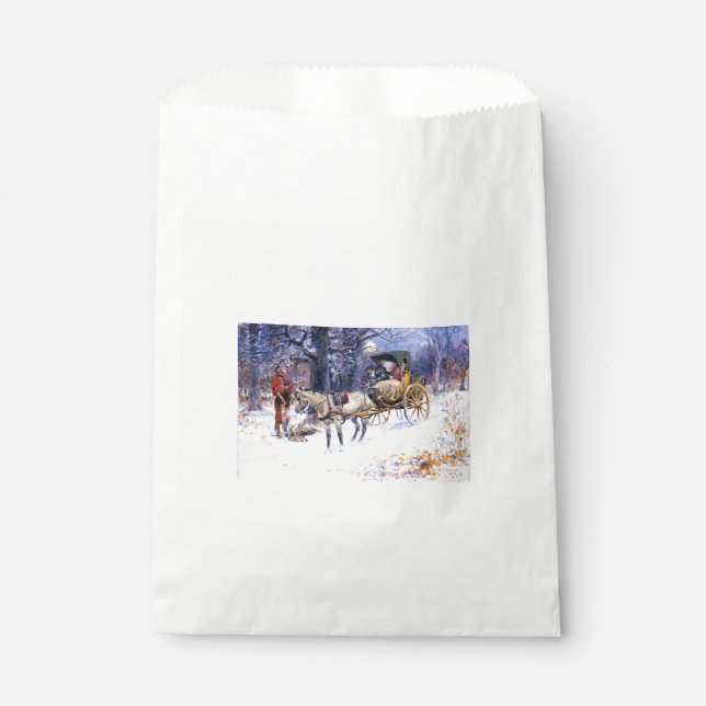 Sacolinha Velho Natal em Nova Inglaterra (por Charles Russel (Frente)