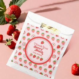 Sacolinha Vermelho Cor-De-Rosa, Muito Obrigado, Berry Bolsas