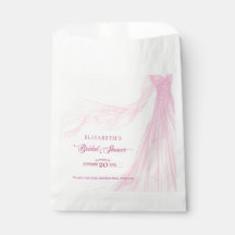 Vestido de Noiva Rosa Suave Elegante Chá de Panela