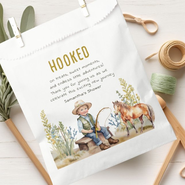 Sacolinha Vestido do Chá de fraldas Derby do Pescador de Ame (Criador carregado)