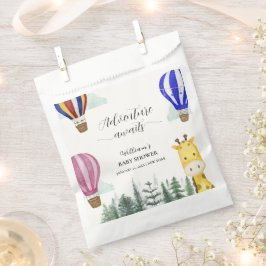 Sacolinha Viagem Hot Air Balloon Selgle Giraffe Chá de frald