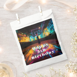 Sacolinha Vibrant Basball Party Favor Bag