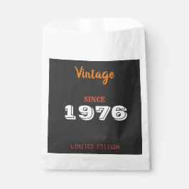Sacolinha Vintage 1976 Favor Bag – 50th Birthday Party Gift 
