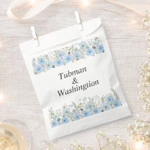 Vintage Blue Floral Weding