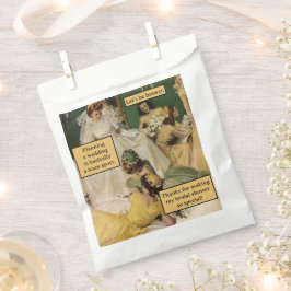 Sacolinha Vintage Bridesmaid Personalizada Obrigado Presente