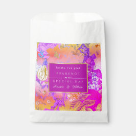 Sacolinha Vintage cor-de-rosa e amarela