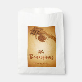 Sacolinha Vintage Happy Thankanding Wheat Corn