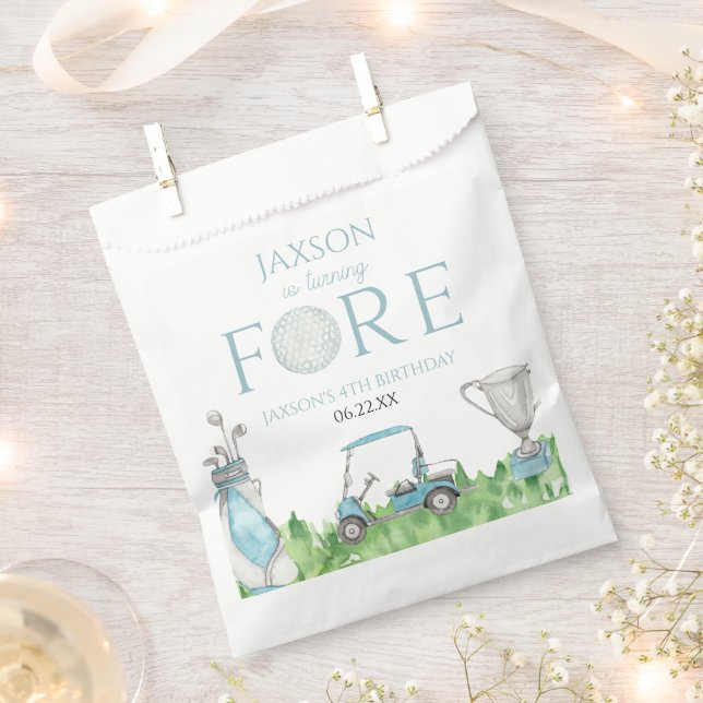 Sacolinha Virning Forning Blue Golf 4ª Festa de Aniversário (Cortado)