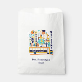 Sacolinha Voltar ao texto personalizado da escola favorece b