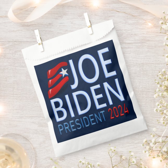 Sacolinha Vote Joe Biden President 2024 Election Favor Bags (Cortado)