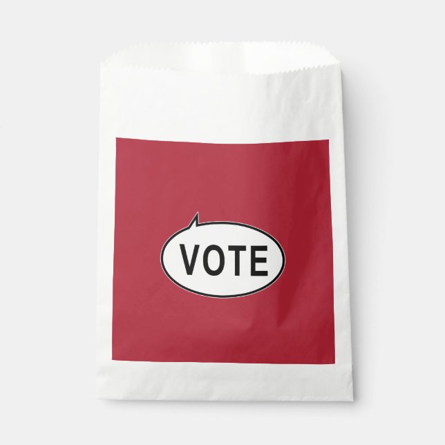 Sacolinha VOTO - Vermelho (Frente)