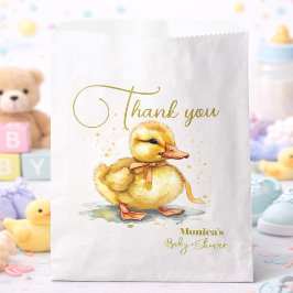 Sacolinha Watercolor Duckling Splash Gender Neutral