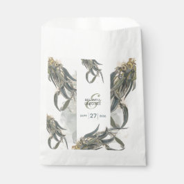 Sacolinha Watercolor Eucalyptus Deixa Casamento Verde