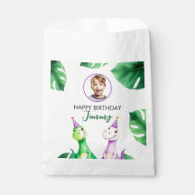 Watercolor Trex Kids Foto Aniversário