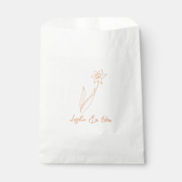 Sacolinha Wedding Favor Bolsas Daffodil