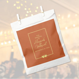 Sacolinha Wedding Terracotta Dourado