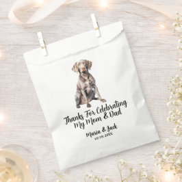 Sacolinha Weimarer Personalizado Casamento de Pet