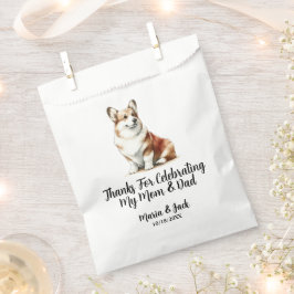 Sacolinha Welsh Corgi Pet Weding Color
