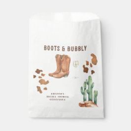 Sacolinha Western Boots & Bubbly Chá de Noiva