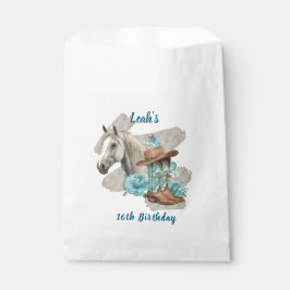 Sacolinha Western Horse Birthday Favor Bag