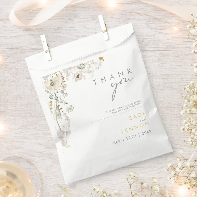 Sacolinha Whimsic Wildflower | Saco de Favor do Prado (Cortado)