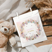 Whimsical flower fairy garden 5th birthday 