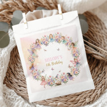 Whimsical flower fairy garden 6th birthday 