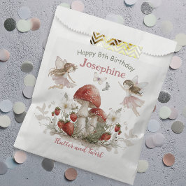 Sacolinha whimsical garden flutter and twirl fairy birthday 