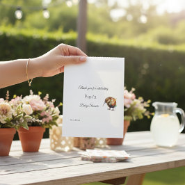 Sacolinha Whimsical Kiwi Bird Baby Shower | Sweet Pipi