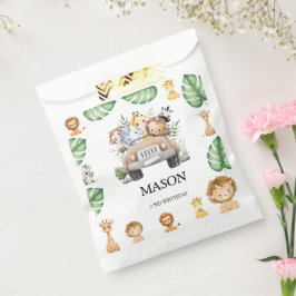 Sacolinha Wild One Jungle Safari Birthday for Boys