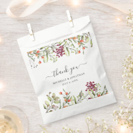 Sacolinha Wildflower Meadow Wedding Gift Favor Bag