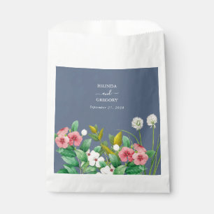 Sacolinha Wildflower Periwinkle Dusty Blue Weding