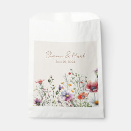 Sacolinha Wildflower Watercolor Wedor Bag