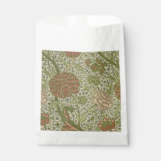 Sacolinha William Morris Cray Flor de Sage Floral Botânico (Frente)