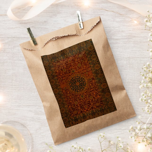 Sacolinha William Morris Tapeçaria tapete (Cortado)