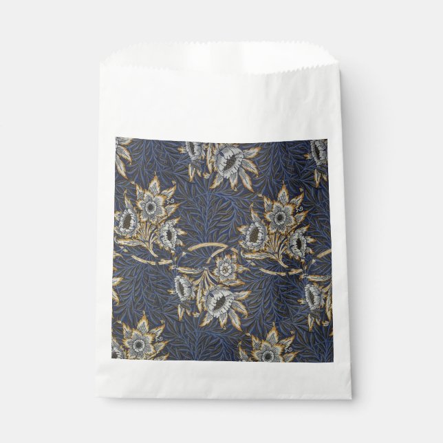 Sacolinha William Morris Tulip Willow Blue Patterno (Frente)