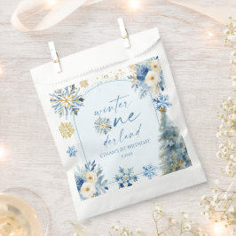 Sacolinha Winter Onederland Snowflake Party (Festa de primei