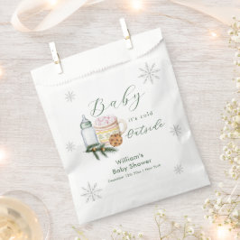 Sacolinha Winter Snowflake S'more Cookie Baby Shower 