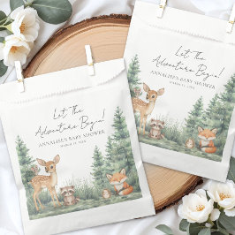 Sacolinha Woodland Adventure Baby Shower