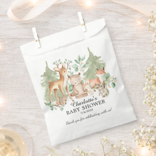 Sacolinha Woodland Amigos Chá de fraldas Neutro Favorece Ba
