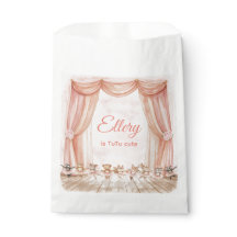 🦊 🐰 🩰 Woodland Ballerina Partido Favor Bolsas