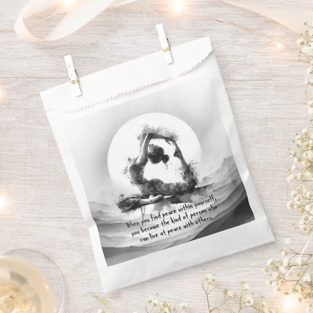 Sacolinha Yoga Reiki Pigeon Pose Watercolor, Rei Pigeon Com  (Cortado)