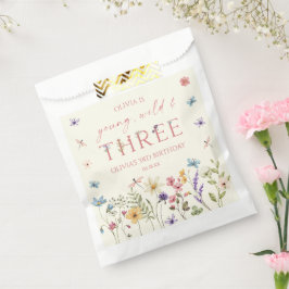 Sacolinha Young Wild & Three Wildflower 3rd Birthday Party